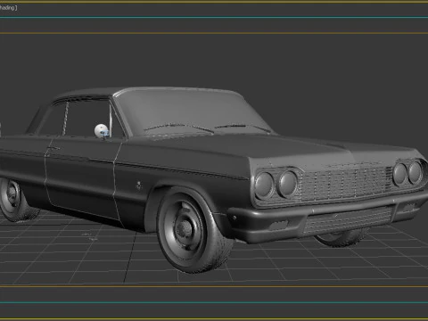 1964 Chevrolet Impala SS 409 3D Model