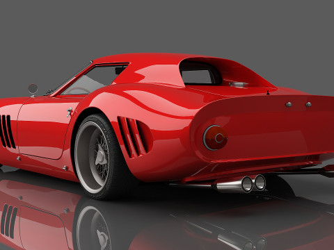 1964 Ferrari 250 GTO 3D Model