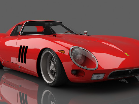 1964 Ferrari 250 GTO 3D Model