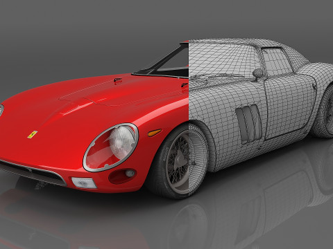1964 Ferrari 250 GTO 3D Model
