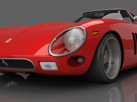 1964 Ferrari 250 GTO 3D Model