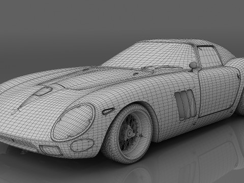 1964 Ferrari 250 GTO 3D Model