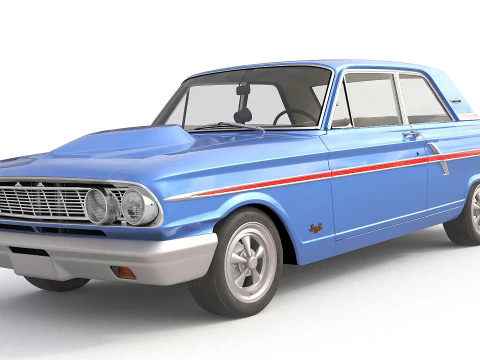 1964 फ़ेयरलेन थंडरबोल्ट 3D मॉडल