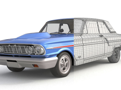 1964 Fairlane Thunderbolt 3D Model