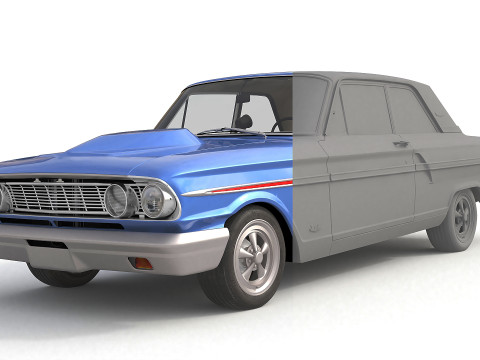 1964 Fairlane Thunderbolt 3D Model
