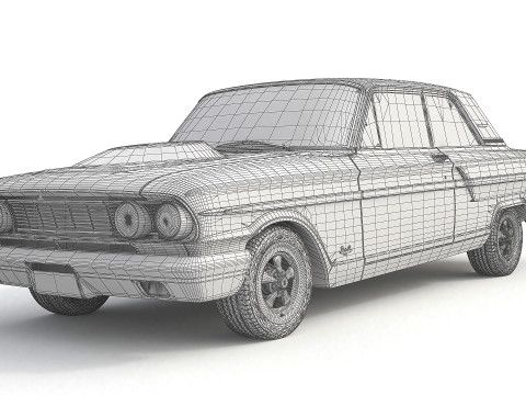 1964 Fairlane Thunderbolt 3D Model