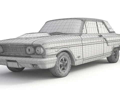 1964 Fairlane Thunderbolt 3D Model