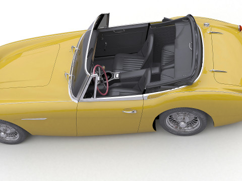 1965 Austin-Healey 3000 MkIII Modelo 3D