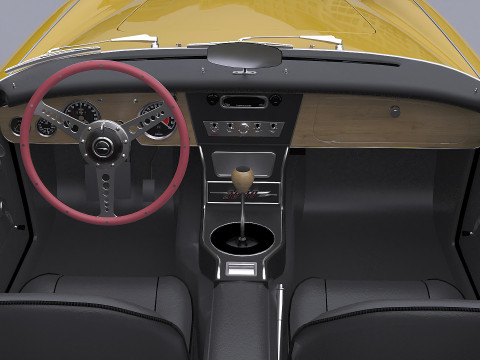 1965 Austin-Healey 3000 MkIII Modelo 3D
