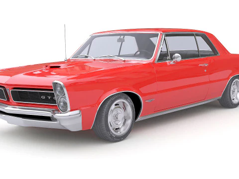 1965 पोंटियाक जीटीओ 3D मॉडल