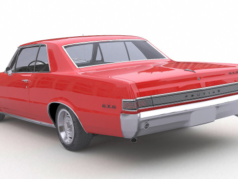 1965 Pontiac GTO 3Dモデル