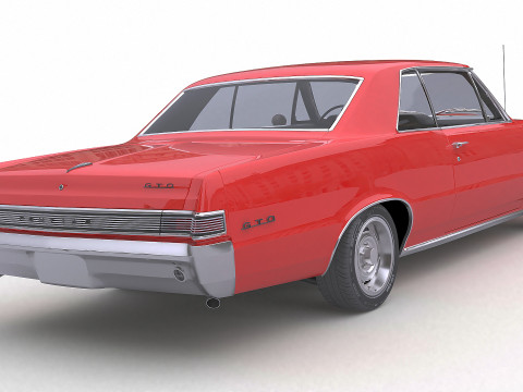1965 Pontiac GTO 3Dモデル