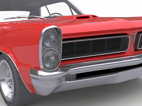1965 Pontiac GTO 3Dモデル