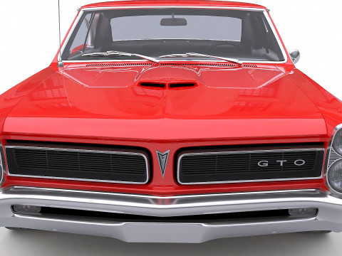 1965 Pontiac GTO 3Dモデル