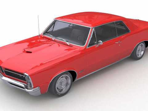 1965 Pontiac GTO 3Dモデル
