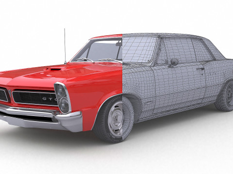 1965 Pontiac GTO 3Dモデル