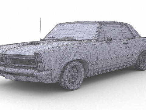 1965 Pontiac GTO 3Dモデル