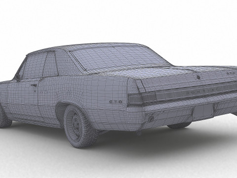 1965 Pontiac GTO 3Dモデル