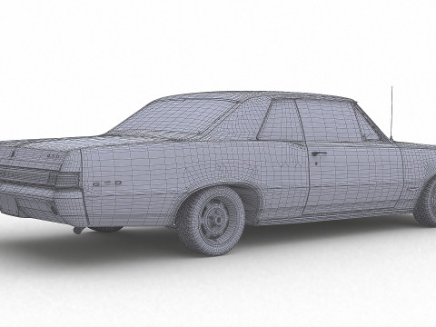 1965 Pontiac GTO 3Dモデル