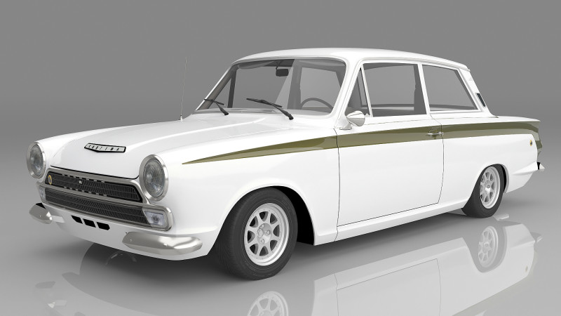 1966 Lotus Cortina Model 3D .c4d .max .obj .3ds .fbx .stl .blend