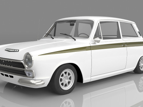 1966 Lotus Cortina Modèle 3D
