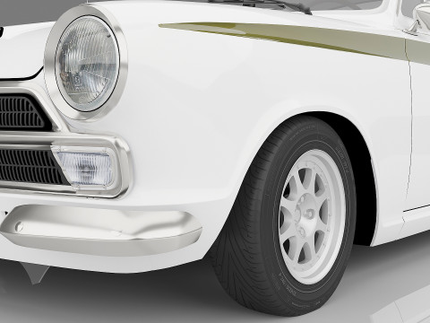 1966 Lotus Cortina Model 3D