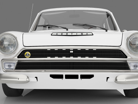 1966 Lotus Cortina Model 3D