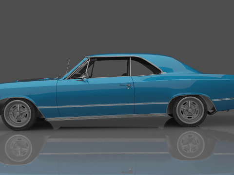 1967 Chevrolet Chevelle SS-396 Modèle 3D