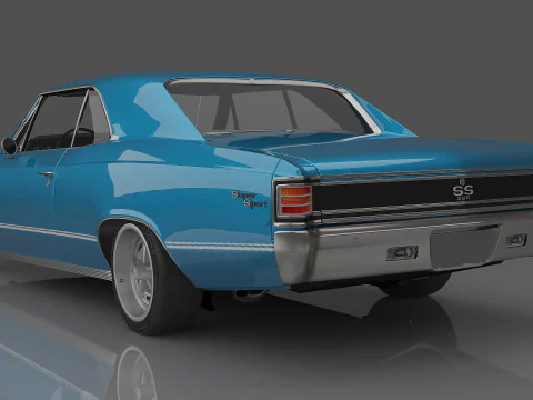 1967 Chevrolet Chevelle SS-396 3D Model