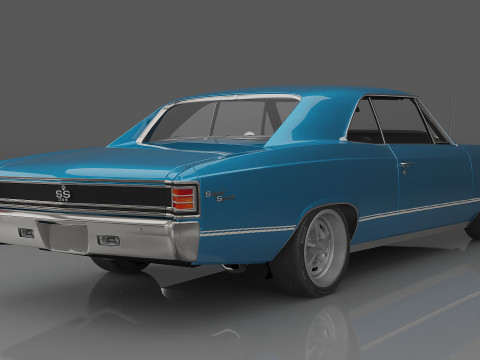 1967 Chevrolet Chevelle SS-396 Modèle 3D