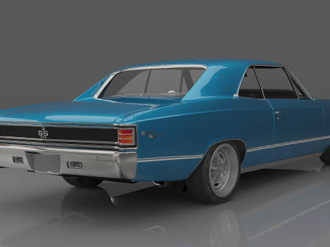 1967 Chevrolet Chevelle SS-396 3D Model
