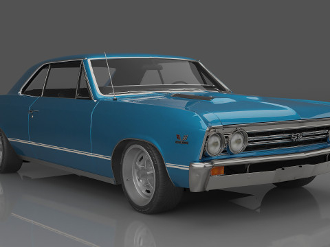 1967 Chevrolet Chevelle SS-396 Modèle 3D