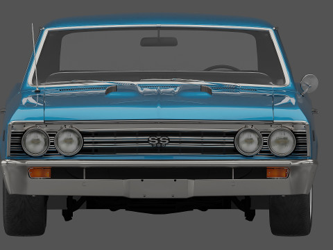 1967 Chevrolet Chevelle SS-396 Modèle 3D