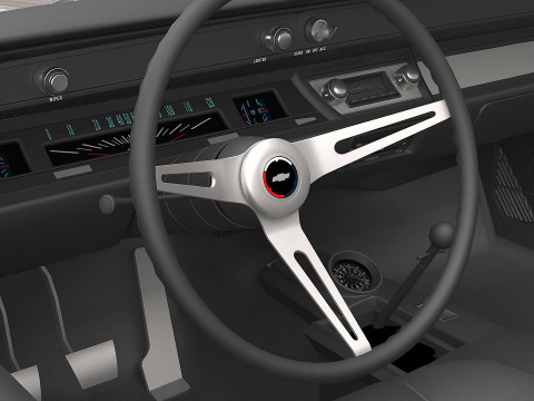 1967 Chevrolet Chevelle SS-396 Modèle 3D