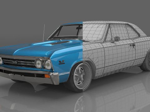 1967 Chevrolet Chevelle SS-396 Modèle 3D