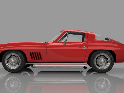 1967 Chevrolet Corvette Sting Ray 427 Model 3D