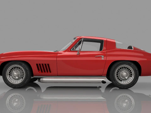 1967 Chevrolet Corvette Sting Ray 427 3D Model