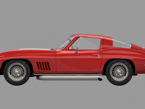 1967 Chevrolet Corvette Sting Ray 427 3D Model
