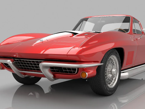 1967 Chevrolet Corvette Sting Ray 427 3D Model