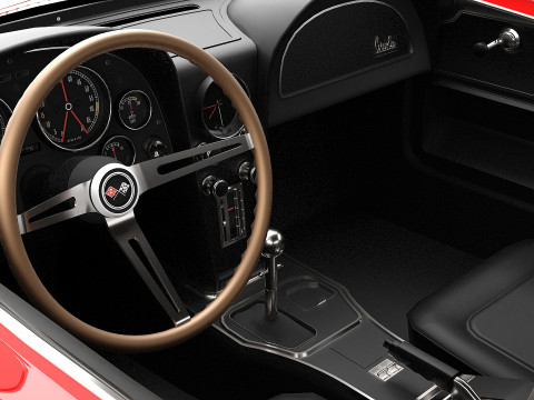 1967 Chevrolet Corvette Sting Ray 427 Model 3D