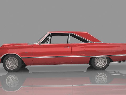 1967 Dodge Coronet 3D मॉडल