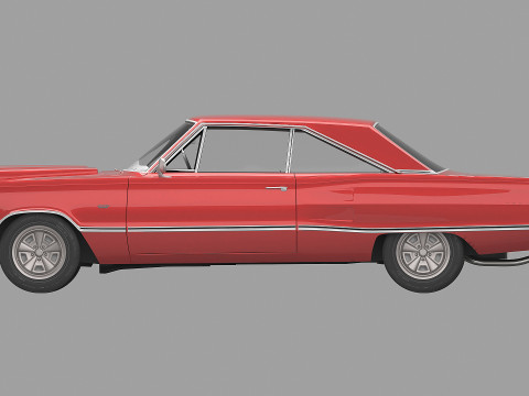 1967 Dodge Coronet 3D मॉडल