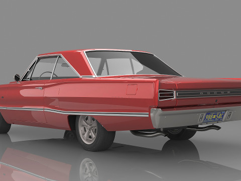 1967 Dodge Coronet 3D मॉडल