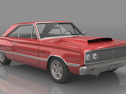1967 Dodge Coronet 3D मॉडल