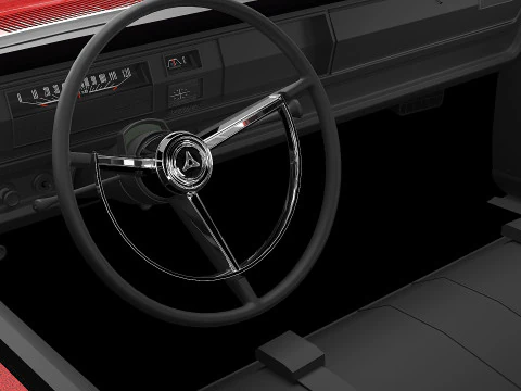 1967 Dodge Coronet 3D Model