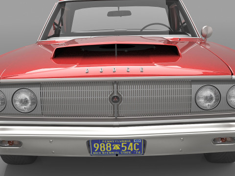 1967 Dodge Coronet 3D मॉडल