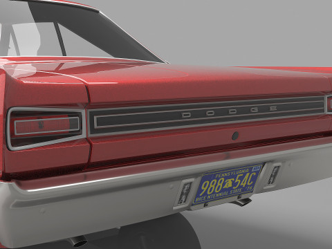 1967 Dodge Coronet 3D मॉडल
