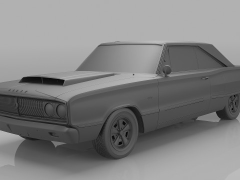 1967 Dodge Coronet 3D मॉडल