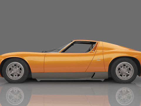 1967 Miura P400 3D Модель