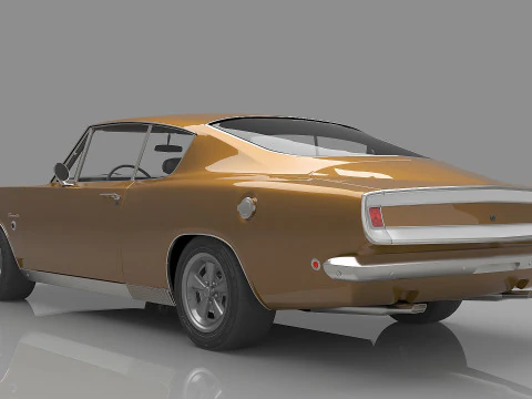 1968 Plymouth Barracuda Formula-S 3D Model